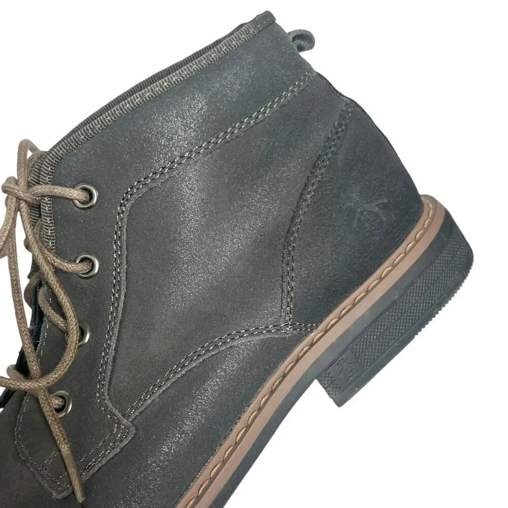 Penguin Munsingwear Gray Monty Chukka Leather Boots Size 9.5